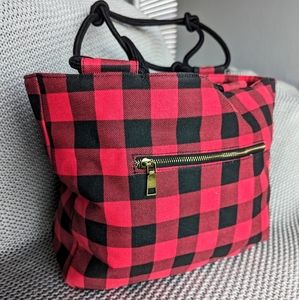 Red Buffalo Check Luxe Classic Bag